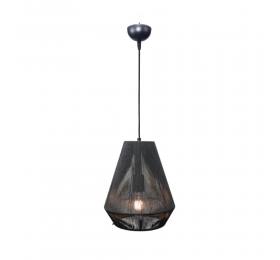 Inlight Κρεμαστό φωτιστικό με καπέλο απο ίνα 1xE27 D:25cm (4057-C)