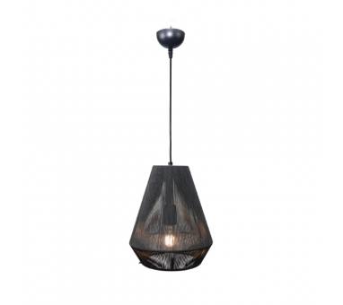 Inlight Κρεμαστό φωτιστικό με καπέλο απο ίνα 1xE27 D:25cm (4057-C)