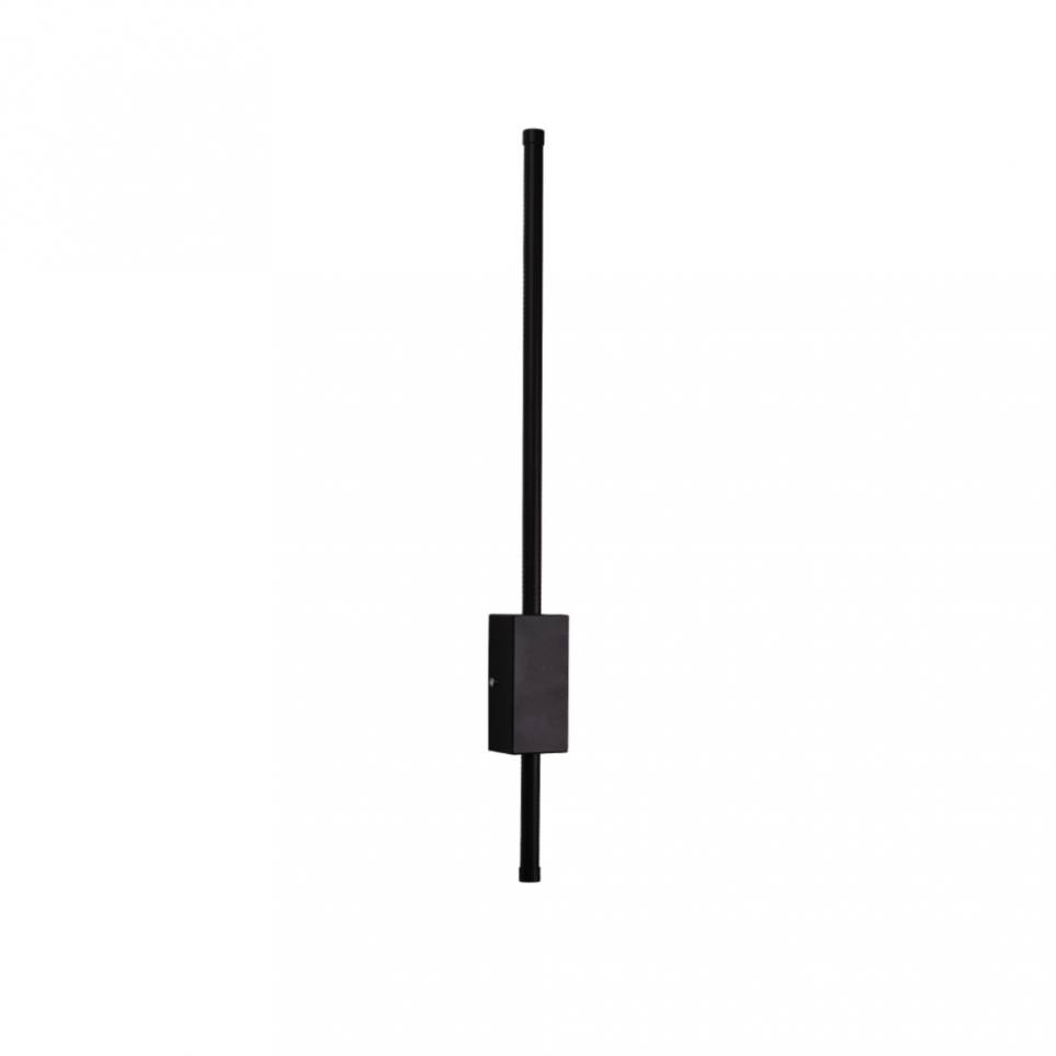 Inlight Επιτοίχιο φωτιστικό LED 12W 3CCT από μαύρο μέταλλο (43045-BL)