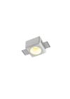 Inlight Χωνευτό τετράγωνο σποτ από γύψο 1XGU10 D:8cm (Χ0011-WH)
