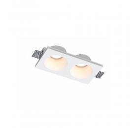 Inlight Χωνευτό σποτ από γύψο 2XGU10 D:21cm (Χ0015-WH)
