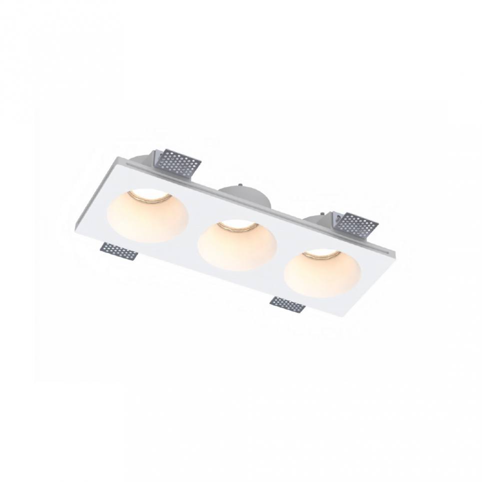 Inlight Χωνευτό σποτ από γύψο 3XGU10 D:31cm (Χ0016-WH)