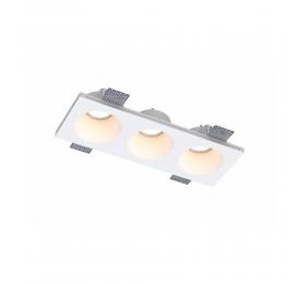 Inlight Χωνευτό σποτ από γύψο 3XGU10 D:31cm (Χ0016-WH)