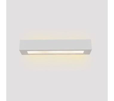 Inlight Επιτοίχιο φωτιστικό λευκό από γύψο 2xE14 D:45cm (43049-A-White)