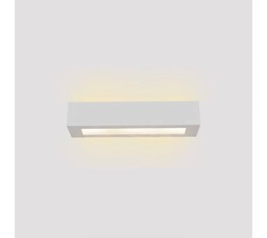 Inlight Επιτοίχιο φωτιστικό λευκό από γύψο 2xE14 D:36cm (43049-B-White)