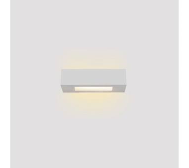 Inlight Επιτοίχιο φωτιστικό λευκό από γύψο 1xE14 D:22cm (43049-C-White)