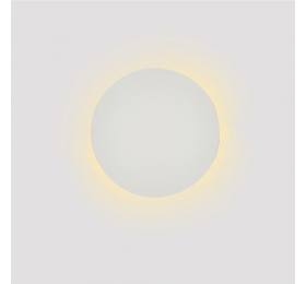 Inlight Επιτοίχιο φωτιστικό λευκό από γύψο LED 8W 3000K D:25cm (43052-White)