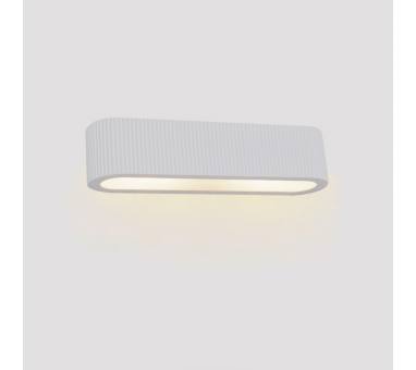 Inlight Επιτοίχιο λευκό φωτιστικό από γύψο 2XE14 D:35cm (43054-White)