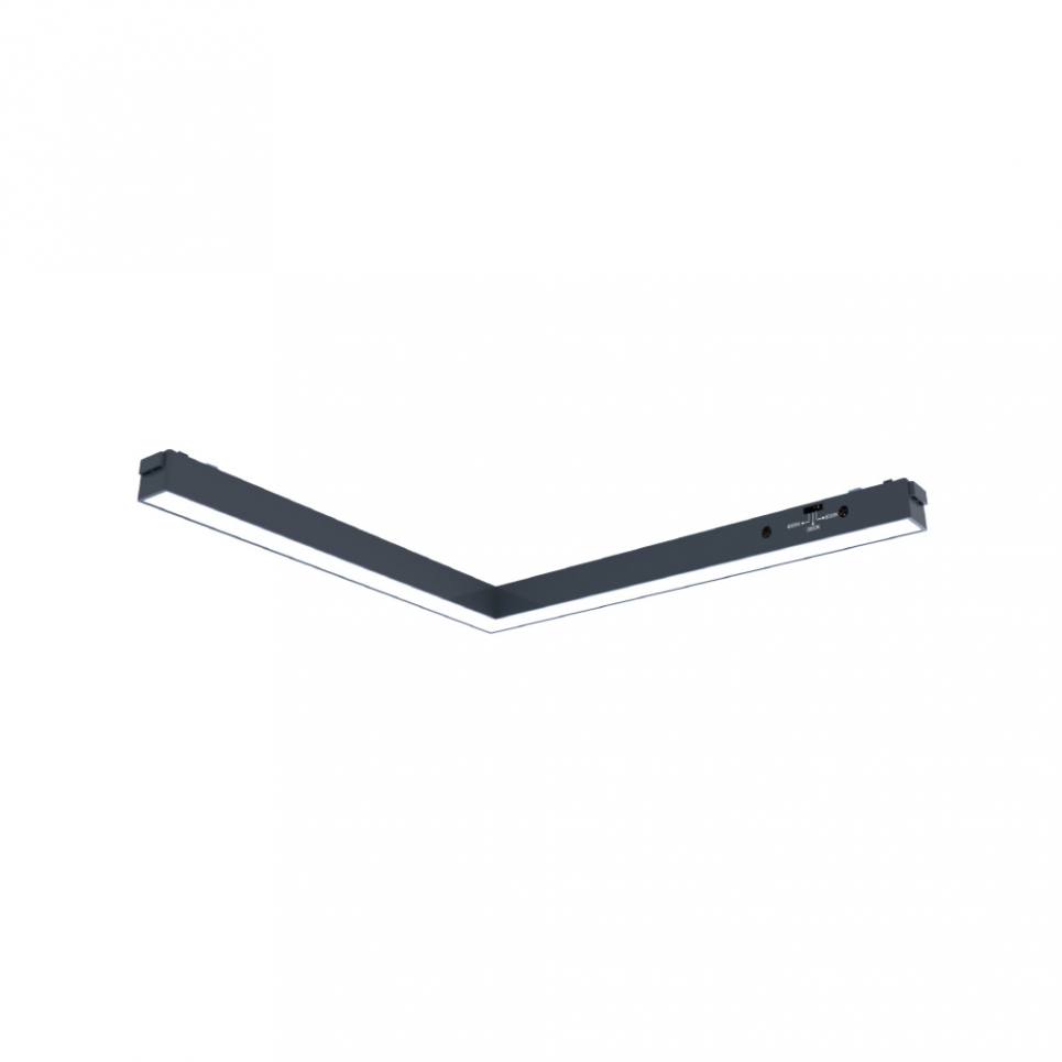 Inlight Γραμμικό φωτιστικό LED 24W 3CCT για ultra thin ράγα σε μαύρη απόχρωση D:30X2,6X2,4cm (TMU0180-Black)