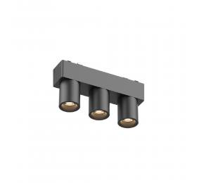 Inlight Φωτιστικό LED 6W 3CCT για Ultra-Thin μαγνητική ράγα σε μαύρη απόχρωση D:12,2X2,6X5,5cm (TMU0090-Black)