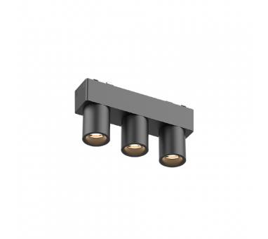 Inlight Φωτιστικό LED 6W 3CCT για Ultra-Thin μαγνητική ράγα σε μαύρη απόχρωση D:12,2X2,6X5,5cm (TMU0090-Black)
