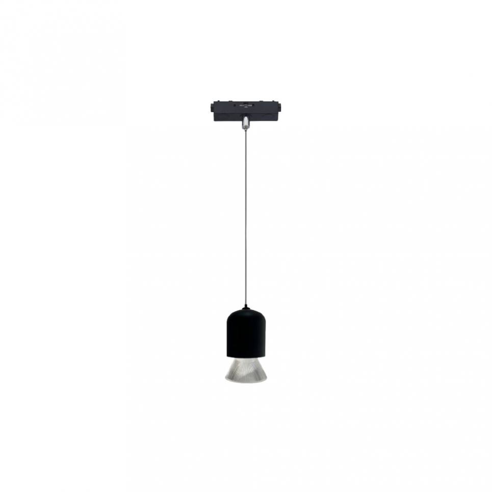 Inlight Κρεμαστό Φωτιστικό LED 7W 3CCT για Ultra-Thin μαγνητική ράγα σε μαύρη απόχρωση D:6,2X11cm (TMU0250-Black)