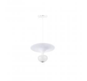 Inlight Κρεμαστό Φωτιστικό LED 5W 3CCT για Ultra-Thin μαγνητική ράγα σε λευκή απόχρωση D:23X20cm (TMU0240-White)