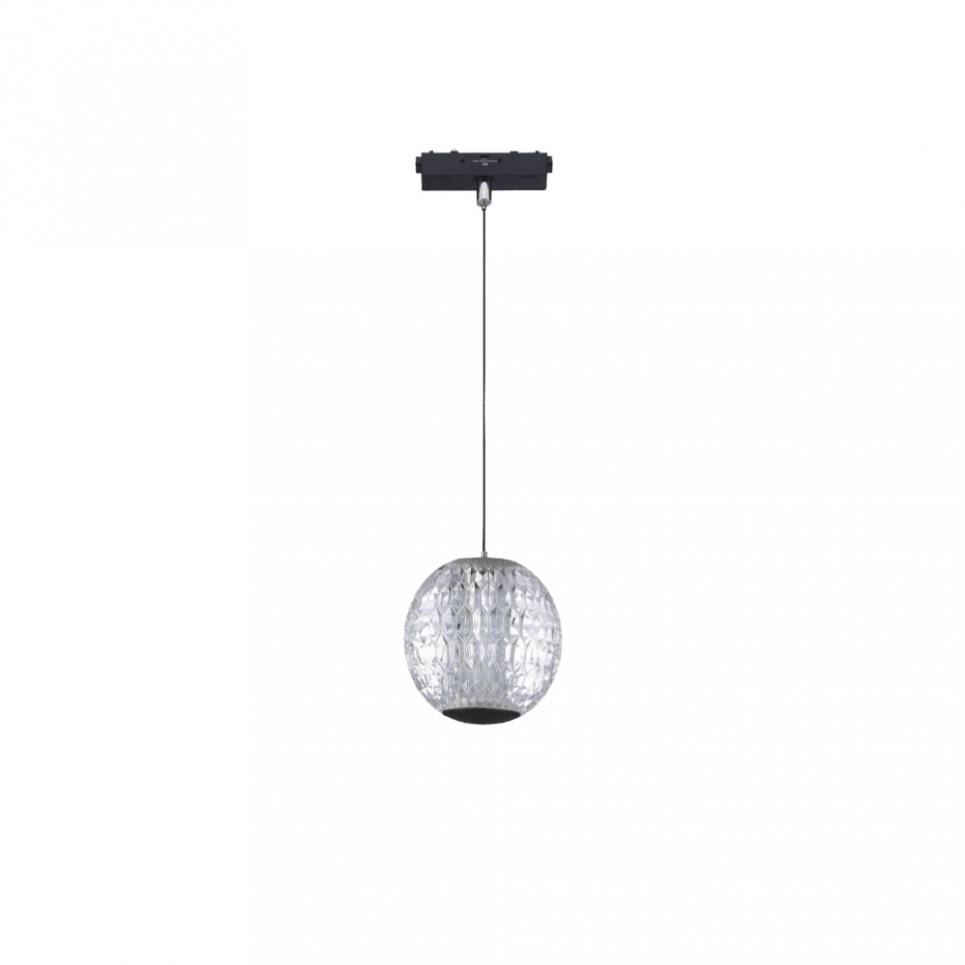 Inlight Κρεμαστό Φωτιστικό LED 5W 3CCT για Ultra-Thin μαγνητική ράγα σε μαύρη απόχρωση D:10,2cm (TMU0230-Black)