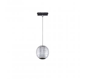 Inlight Κρεμαστό Φωτιστικό LED 5W 3CCT για Ultra-Thin μαγνητική ράγα σε μαύρη απόχρωση D:10,2cm (TMU0230-Black)