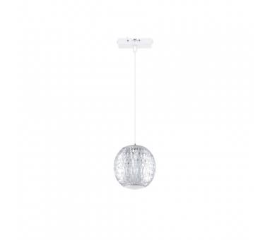 Inlight Κρεμαστό Φωτιστικό LED 5W 3CCT για Ultra-Thin μαγνητική ράγα σε λευκή απόχρωση D:10,2cm (TMU0230-White)