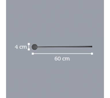 InLight Επίτοιχο Φωτιστικό LED Χρυσαφί 7W – Γραμμικό Backlight 3000K (43015-Golden)