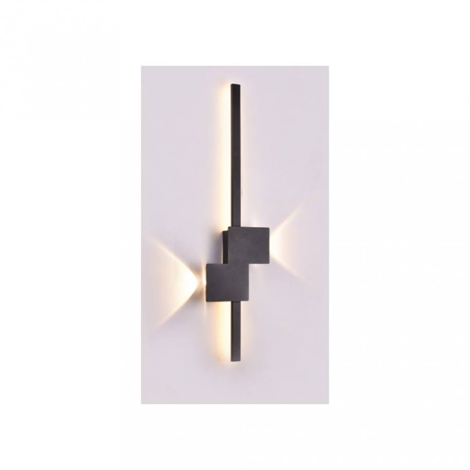 Inlight Επιτοίχιο Φωτιστικό LED Μαύρο 13W – Γραμμικό 60 cm (43043-BL)