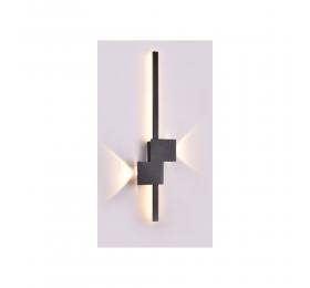 Inlight Επιτοίχιο Φωτιστικό LED Μαύρο 13W – Γραμμικό 60 cm (43043-BL)