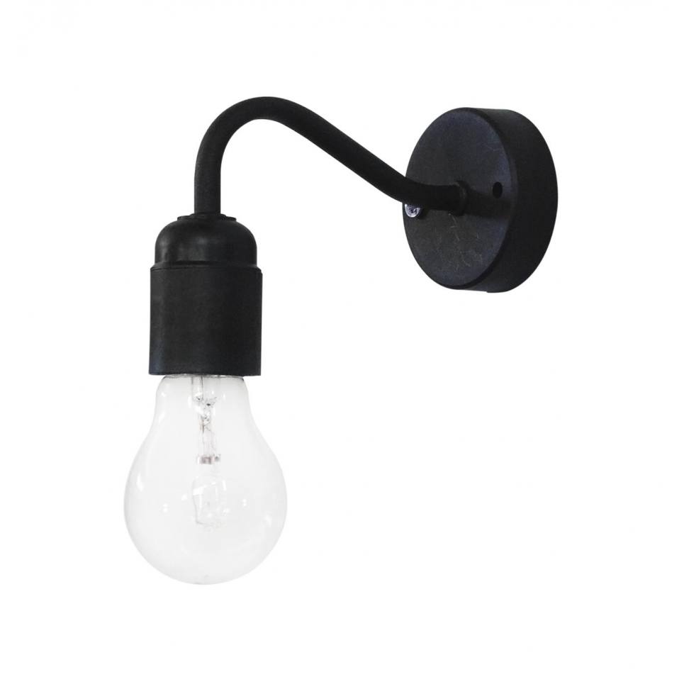 Heronia AS-25ΑΡ 1/Φ BLACK ΑΠΛΙΚΑ Ε/27 90°