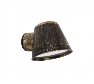 Heronia C-09 BRONZE 1/Φ ΑΠΛΙΚΑ GU-10 LED ΠΛΑΣΤΙ