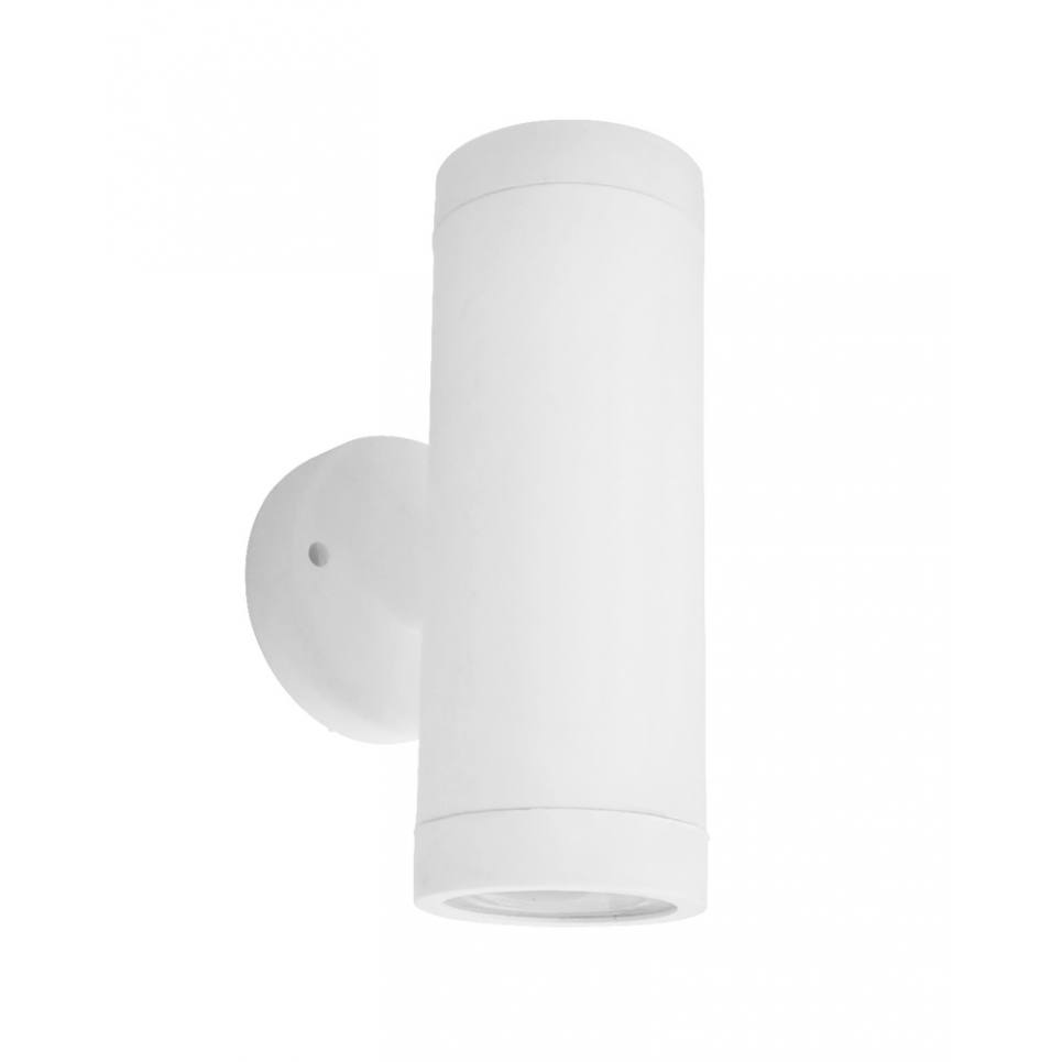 Heronia C-02 2/Φ WHITE ΣΠΟΤ ΠΛΑΣΤ.2XGU10-LED/EL