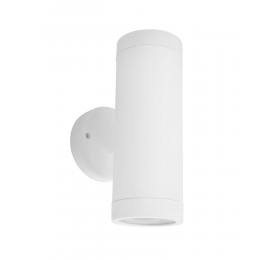 Heronia C-02 2/Φ WHITE ΣΠΟΤ ΠΛΑΣΤ.2XGU10-LED/EL