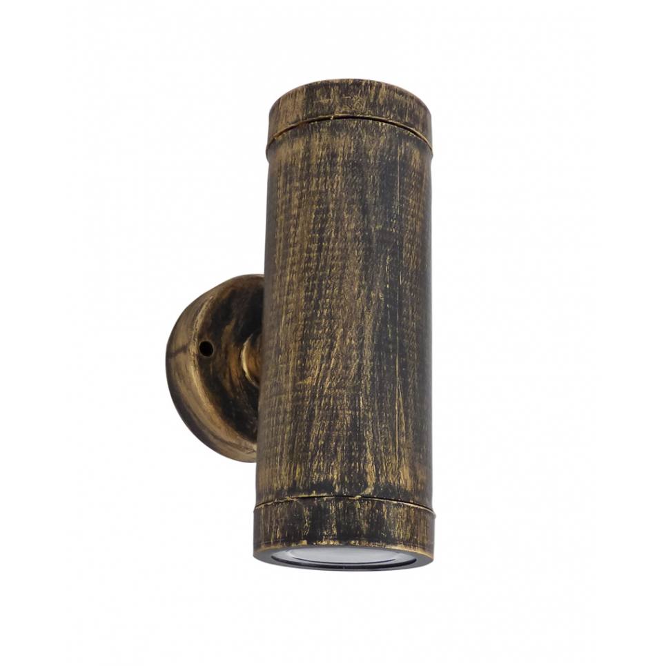 Heronia C-02 2/Φ BRONZE ΣΠΟΤ ΠΛΑΣ.2XGU10-LED/EL