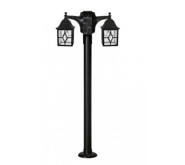 Heronia LP-710ΕΒ 2Φ 100cm BLACK ΕΔΑΦΟΥΣ ΠΛΑΣΤΙΚΟ