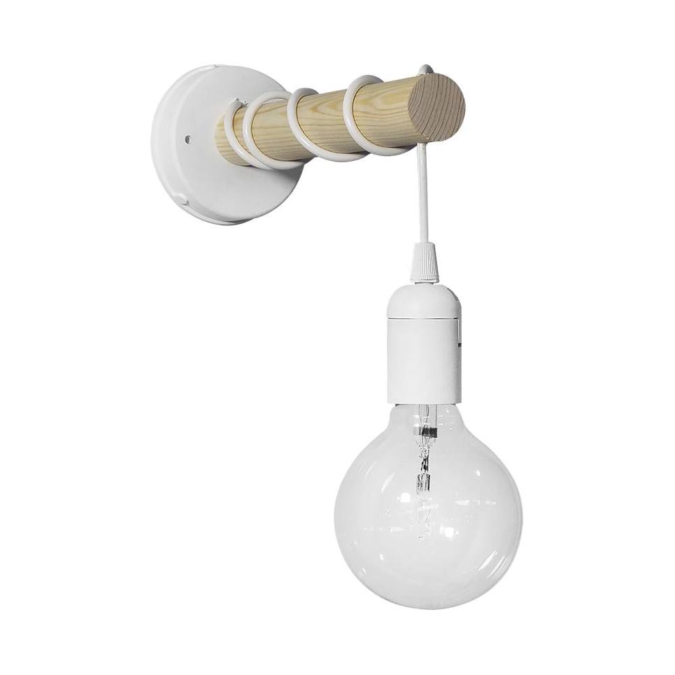 Heronia Ε/27ΑΡ STICK WH-WHITE ΑΠΛΙΚΑ ΞΥΛΟ