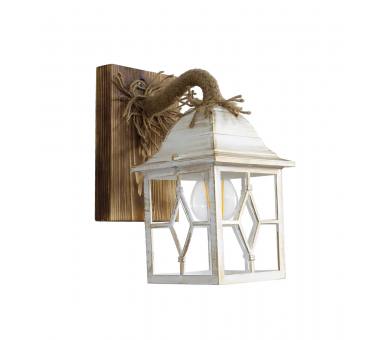 Heronia R-710ΑΡ WHITE-BRONZE ROPE WOOD ΑΠΛΙΚΑ