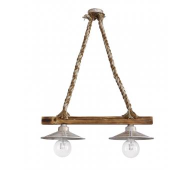 Heronia ΜΙΧ-150RAGA 2/L ROPE ΜΙΧ-WH-BR ΚΡΕΜΑΣΤΟ