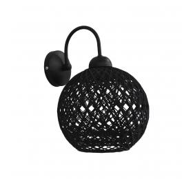 Heronia SILK-01/ΑΡ Φ20 BLACK-BLACK ΑΠΛΙΚΑ ΜΕΤΑΛ