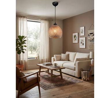 Heronia SILK-01 Φ20 NATURAL 1/L PENDEL Ε/27