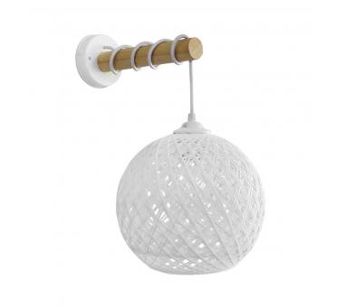 Heronia SILK-01/ΑΡ STICK WHITE Φ20 ΑΠΛΙΚΑ ΞΥΛΟ