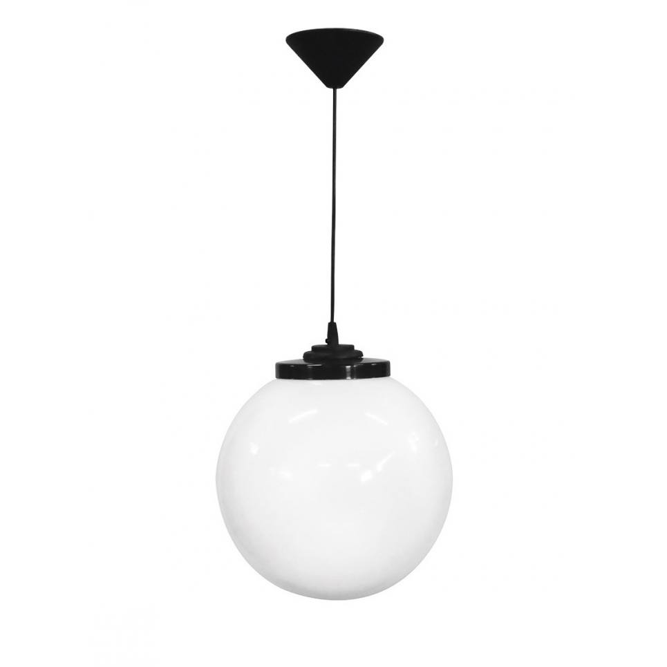 Heronia Φωτιστικό Κρεμαστό LP-100K Φ25 1L BLACK