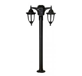 Heronia LP-501ΕΒ 2Φ 100CM ΜΑΥΡΟ ΕΔΑΦΟΥΣ ΨΗΛΟ