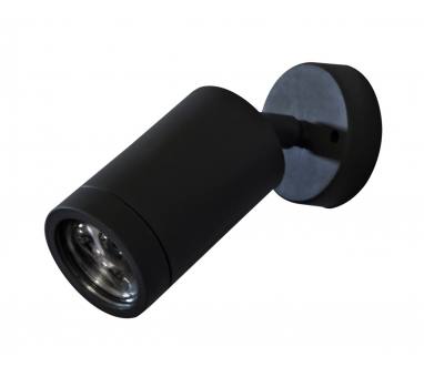 Heronia C-01ΚΕΥ BLACK 1/Φ ΣΠΟΤ ΣΠΑΣ.GU10LED-EL