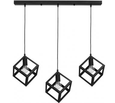 Heronia KYVOS 3/L RAGA BLACK ΚΡΕΜΑΣΤΟ ΜΕΤΑΛΙΚΟ