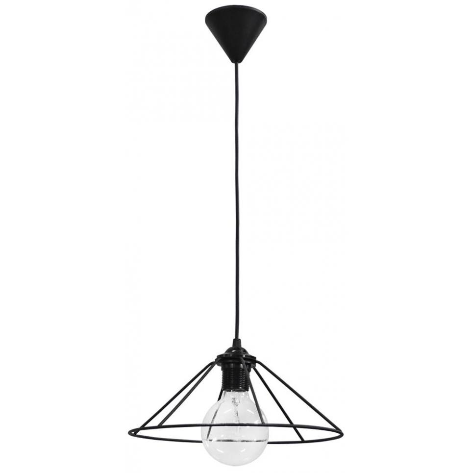 Heronia Φωτιστικό μεταλλικό FUN-350/24 1L PENDEL BLACK