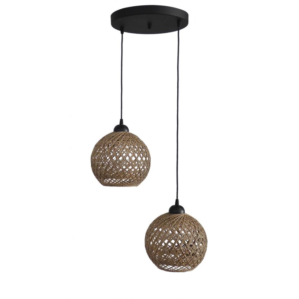 Heronia SILK/2L PENDEL BL-NATURAL ΚΡΕΜΑΣΤΟ