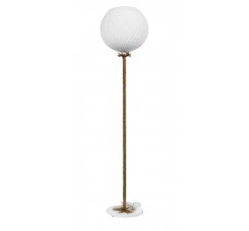 Heronia SILK-02 FLOOR LAMP ROPE WHITE-UT-WH ΟΡΘΟΣΤΑΤΗΣ ΣΧΟΙΝΙ