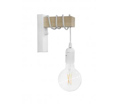 Heronia Ε/27ΑΡ SQUARE WHITE ΑΠΛΙΚΑ ΞΥΛΟ