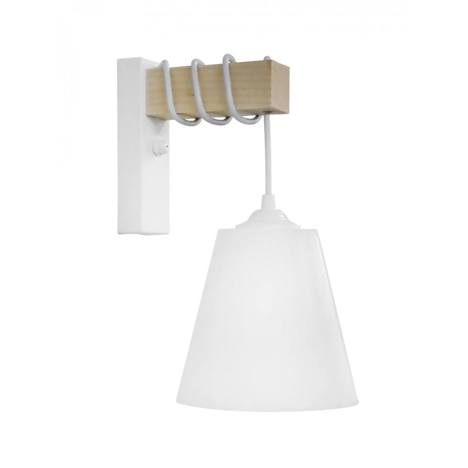 Heronia FUN-01ΑΡ SQUARE WH-WHITE ΑΠΛΙΚΑ ΞΥΛΟ