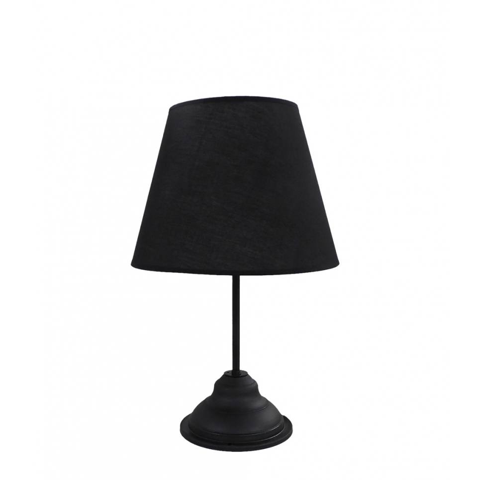 Heronia TL-04 Φ25 BLACK-BLACK ΠΟΡΤΑΤΙΦ Ε/27 ΜΕ ΑΜΠΑΖΟΥΡ ΚΩΝΙΚΟ