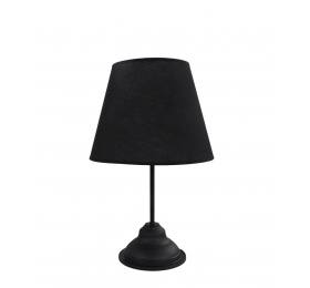 Heronia TL-04 Φ25 BLACK-BLACK ΠΟΡΤΑΤΙΦ Ε/27 ΜΕ ΑΜΠΑΖΟΥΡ ΚΩΝΙΚΟ