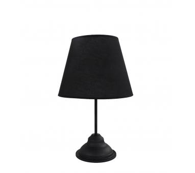 Heronia TL-04 Φ25 BLACK-BLACK ΠΟΡΤΑΤΙΦ Ε/27 ΜΕ ΑΜΠΑΖΟΥΡ ΚΩΝΙΚΟ