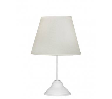 Heronia TL-04 Φ25 WHITE-ΕΚΡΟΥ ΠΟΡΤΑΤΙΦ Ε/27 ΜΕ ΑΜΠΑΖΟΥΡ ΚΩΝΙΚΟ