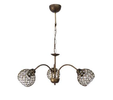 Heronia LAB/3L CHRIS BRONZE ΠΟΛΥΦΩΤΟ ΜΕ ΚΡΥΣΤΑΛΛΑ