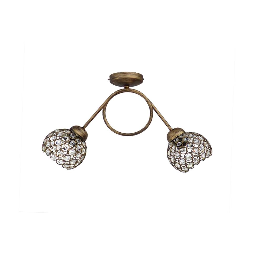 Heronia S-20 CE 2/L CHRIS BRONZE ΟΡΟΦΗΣ 2/Φ ΜΕ ΚΡΥΣΤΑΛΛΑ